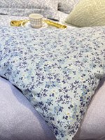 Ensemble de linge de lit en coton 100% teint réactif à motifs floraux, quatre pièces, doux et agréable pour la peau, adapté aux maisons et aux hôtels