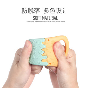 ยางกัดซิลิโคนรูปไอศกรีมสำหรับเด็กอายุ 0-24 เดือน ปลอดสาร BPA ของเล่นเคี้ยวเนื้อนุ่มลายผลไม้ - Product Image 4