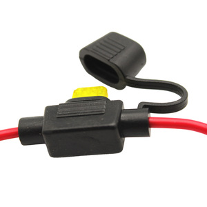 Boîte à fusibles étanche pour voiture, 12V 20A, insert de fusible de batterie, fil rouge, 5 connecteurs automobiles - Product Image 4