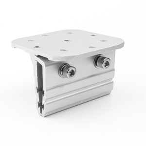 Support de montage solaire en aluminium anodisé pour toit ondulé, type angulaire - Product Image 3