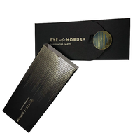 Matt Noir Magnétique Fermer Papier Carton Cosmétique Boîte De Papier De Stockage Palette De Maquillage Ombre À Paupières Boîte D'emballage pour Fille