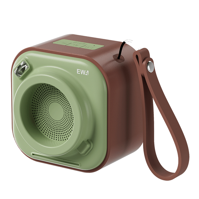 EWA A132 Mini Portable for Bluetooth Speaker 5W 700mAh Wireless Bass Music Player RGB LED Lighting Retro Style Mini Outdoor