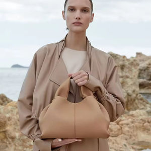 กระเป๋าสะพายคาดลำตัวของผู้หญิงหรูหรามาใหม่กระเป๋าถือเกี๊ยวหนัง PU สไตล์ฝรั่งเศสพร้อมซิปปิดลายลูกกวาด - Product Image 5