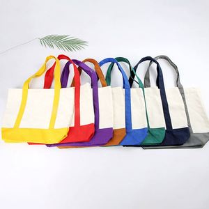 Sac fourre-tout en toile de coton imprimé personnalisable avec logo, poignée et fermeture éclair, idéal pour les courses et le transport en gros - Product Image 2