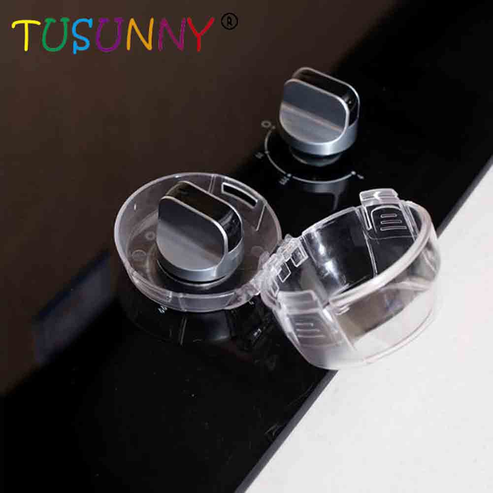 Kids Safety Transparent Clear Plastic Kitchen Oven Gas Cooker Stove Knob Cover