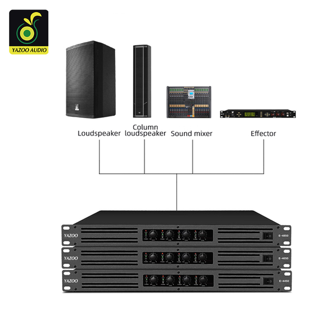 High Power Audiophile Digital Amplifier Class d Amplifier with Power 300WX2 300WX4