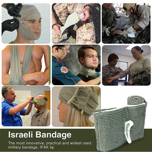Pansement tactique de premiers secours pour traumatisme, pansement hémostatique israélien, bandage de compression d'urgence, 6 pouces - Product Image 5