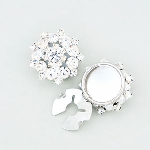 Gemelli di Lusso Leggero Stile Europeo Americano Transfrontaliero, con Cristallo Bianco, Acrilico, Resina Lucite e Strass, da Donna per Abito da Sera - Product Image 3