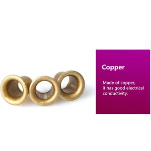 <span class=keywords><strong>Rivet</strong></span> creux <span class=keywords><strong>tubulaire</strong></span> Tubler en métal cuivré à tête ronde plate en <span class=keywords><strong>laiton</strong></span> personnalisé - Product Image 4