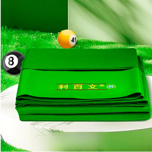 Drap de billard anglais Liber Win Double Red Line de 12 pieds, ensemble complet de draps de billard, qualité compétition - Product Image 1