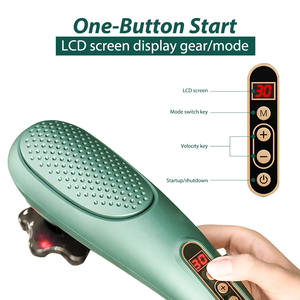 Venta caliente inalámbrico infrarrojo calefacción cuerpo masajeador palo martillo de masaje de mano - Product Image 2