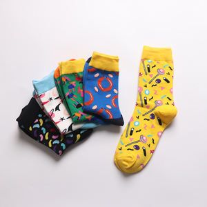 ถุงเท้าวัยรุ่นเซ็กซี่สำหรับเด็กผู้หญิงถุงเท้าแฟชั่นผ้าคอตตอนใส่สบายสไตล์ญี่ปุ่นมีความสุข - Product Image 3