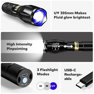 Détecteur de fuite de fumée UV manuel pour automobile, testeur de vide EVAP avec kit de liquide fluorescent haute densité - Product Image 6