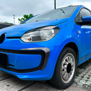 Volkswagen Up Headlight Eyebrow Stickers Carbon Fiber Texture Adhesive Body Decals 2011-2015 - Product Image 2