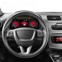 Panel de Instrumentos LCD de 12.3 Pulgadas para Volkswagen Seat Leon 2009-2012, Indicador Digital, Opciones de Interfaz de Usuario, Entrada HD CarPlay-XTRONS