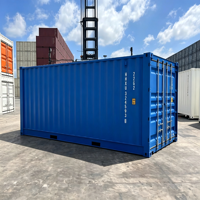 Conteneur maritime sec de 20 pieds 20GP à ouverture latérale complète, conteneur à portes latérales complètes pour le chargement facile de marchandises.