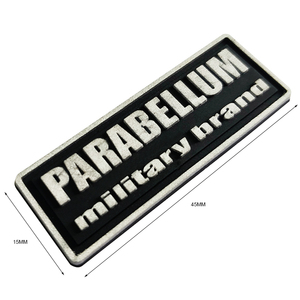 Parche de goma de PVC 3D personalizado con ganchos, parche de silicona para planchar, decoración de borde Merrow suave, esta es la característica - Product Image 5