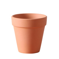 Pot de fleurs en terre cuite rouge sur mesure pour cactus, succulentes et plantes de pépinière