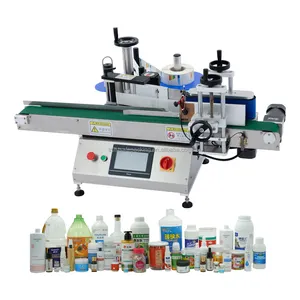 2-48 automatic square water pet bottle can labeling machine automatic round bottle labels labeling machine sticker