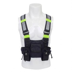 Muestra Gratuita: Arnés Táctico para Radio, Bolsa Frontal para Pecho, Funda para Radio Bidireccional Walkie Talkie - Product Image 2