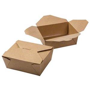 Boîte à repas jetable en papier kraft brun de qualité supérieure, fabriquée au Vietnam, pour l'emballage alimentaire à emporter pour les restaurants - Product Image 1