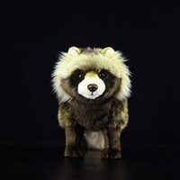 Peluche de Mapache Personalizado de 22 cm, Juguete de Peluche para Parques de Atracciones, Souvenir, Regalo, Proveedor, Fábrica, OEM, ODM