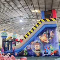 Glissière gonflable de jeux gonflables extérieurs faits sur commande pour la maison gonflable Topogan Goflabil de rebond d'enfants