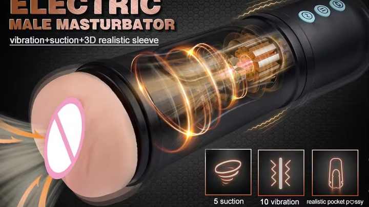 crotchless vibrating panties OTOUCH AIRTURN 2 Heating Suction Male Masturbator with OLED Display – otouch main image 0