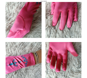 Accessoires de déguisement de princesse <span class=keywords><strong>Gants</strong></span> de princesse pour petites filles, cadeau de <span class=keywords><strong>gants</strong></span> de costume pour ensemble de déguisement de princesse de 3 à 8 ans - Product Image 4