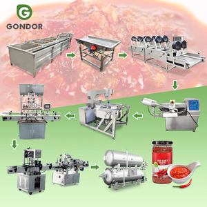 Chili Sauce Processing Red <b>Pepper</b> Paste Grinding Blending Bottling Make Machine Production Line Guangzhou - Product Image 1