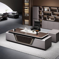 Ensemble table et chaises de bureau de direction Mobilier de bureau de luxe pour la maison Mobilier de bureau haut de gamme Design moderne