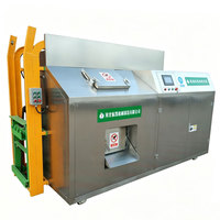 Broyeur de déchets alimentaires commercial, machine à fabriquer de l'engrais composté, 500 kg/jour