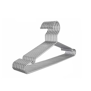 304 Stainless Steel Clothes Hanger Thickened Solid Metal Hook Type Coat Hanger For Clothes Trouser Tie Storage Organizer - Product Image 5