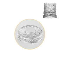 Nouvelle tasse rotative pour whisky, verre créatif anti-stress pour bar, verre à brandy et liqueur