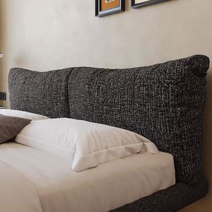 Lit flottant en tissu de style doré Chambre principale détachable simple et moderne 1.8 mètres de long Caractéristiques Grand lit double traditionnel - Product Image 6