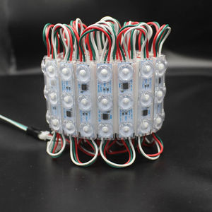 3 лампы 2835 RGB Светодиодный модуль с красочными линзами 7015 литья под давлением IP68 0,72 Вт мощность Рекламный Канал Письмо - Product Image 2