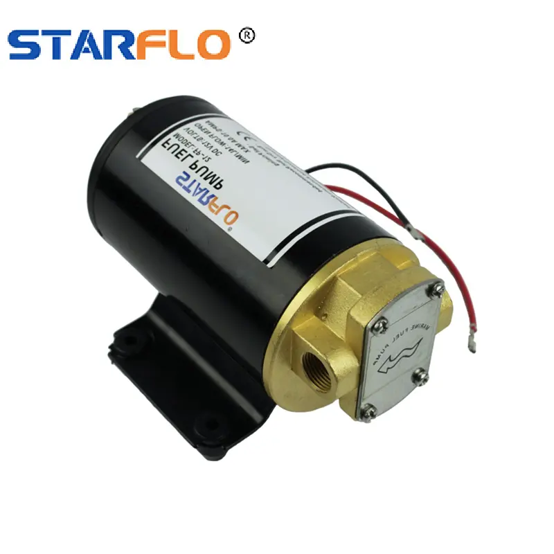 STARFLO 12v 24v aspiration entraînement direct dc micro pompe à engrenages pompe à huile 12v engrenage petite pompe de transfert d'huile lourde