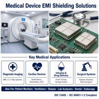 Étui de protection magnétique personnalisé contre les interférences électromagnétiques (EMI) et radiofréquences (RF) pour PCB, estampage EMC, usine ISO OEM ODM, vente en gros