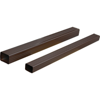 Système de gouttière de toit en PVC carré pour villa/appartement/hôtel/école