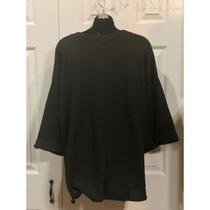OEM ODM Andre By Unit Chemisier noir à manches 34 en tricot gaufré <span class=keywords><strong>de</strong></span> grande taille pour femmes039s - Product Image 3