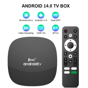 TV98 ATV Max + H313 Thông Minh TV Box Android 14.0 2.4G/5G Wifi Bt5.0 Google Trợ Lý Bằng Giọng Nói Phương Tiện Truyền Thông Máy Nghe Nhạc Set Top Box - Product Image 2