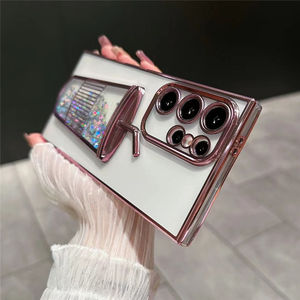 Diseñador de lujo taza de café arenas movedizas Bling brillo chica placa caja del teléfono para <span class=keywords><strong>Samsung</strong></span> S22 S23 S24 Ultra - Product Image 6
