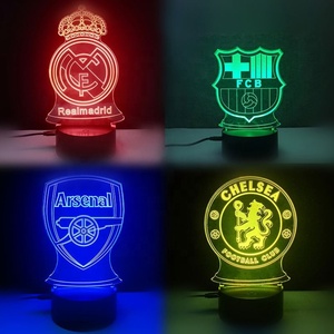 Shingel 3D luce notturna calcio calcio 3D <span class=keywords><strong>Pikachu</strong></span> logo Dragon Ball carta da parati modello lampada cambiamento <span class=keywords><strong>di</strong></span> colore luce notturna a LED - Product Image 2