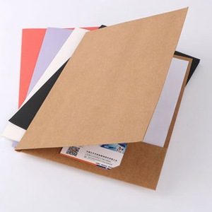 A4 giấy thư mục tập tin với pocket và kinh doanh khe cắm biểu tượng tùy chỉnh - Product Image 4