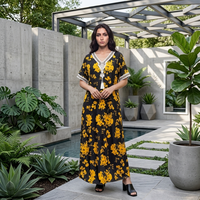 Nouvelle Collection – Abaya Vintage Noire en Polyester, Style Ample, Vente en Gros Usine, Robe Musulmane de Dubaï, Modeste, Longueur Cheville, Manches Longues, Arabie Saoudite