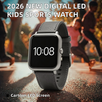 Digitale LED-Quadratuhr für Kinder, Studenten, Unisex, Outdoor-Sport, Mode, Geschenk