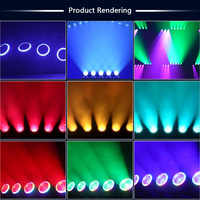 Barre de lumière rotative puissante Tornado RGBW 5x120W pour DJ, discothèque, soirée, concert, scène