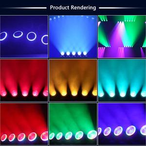 Potente Barra de Luces Giratoria Tornado RGBW 5x120W para DJ, Discoteca, Fiesta, Club Nocturno, Concierto, Actuación en Escenario - Product Image 4