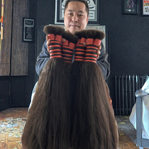Extensiones de Cabello Humano Indio de Lujo Natural, 30 Pulgadas, Doble Trama, Cabello Virgen en Paquetes con Cordón, Todos los Colores - Product Image 3