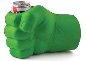 Refroidisseur de boisson en mousse Refroidisseur de bière à côtés souples Porte-boisson de fête portable Canettes de soda Drôle de canette Refroidisseur de poing géant de <span class=keywords><strong>la</strong></span> bête verte - Product Image 3